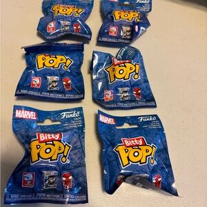 Funko Bitty Pop! Marvel Collectible Figures lot. Unopened